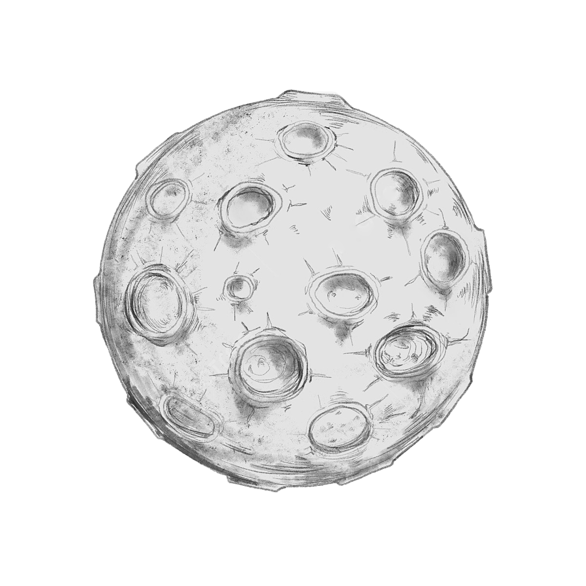 Rotating Moon
